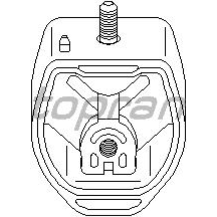 Опора КПП HANS PRIES 107989755