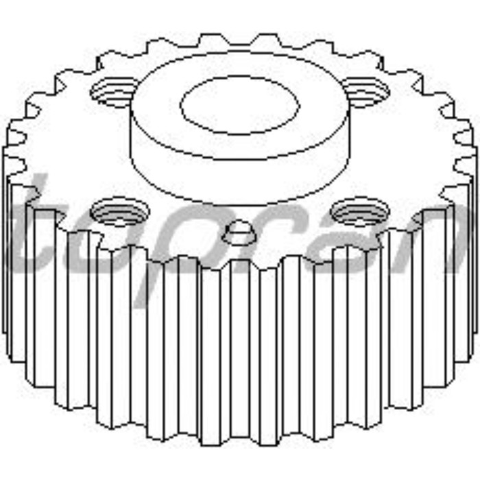 Шестерня коленчатого вала HANS PRIES 108698755