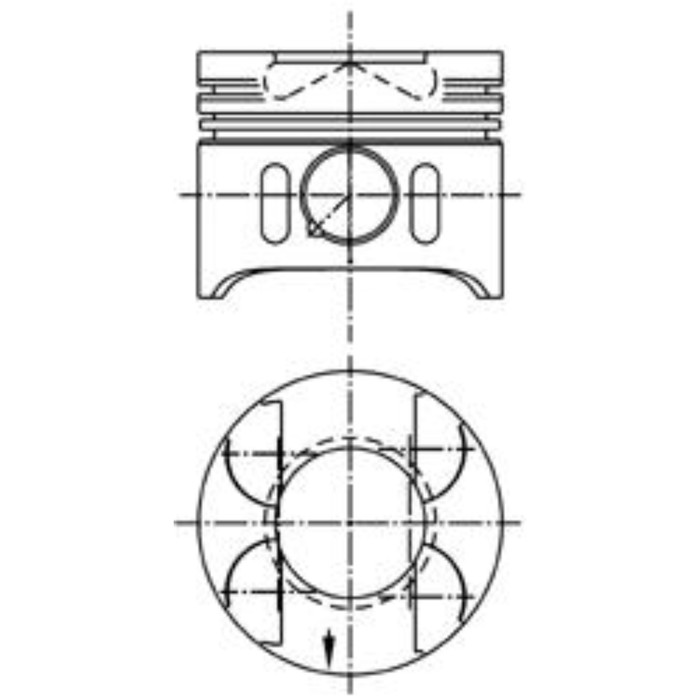 Поршень двигателя, комплект KS 97409610