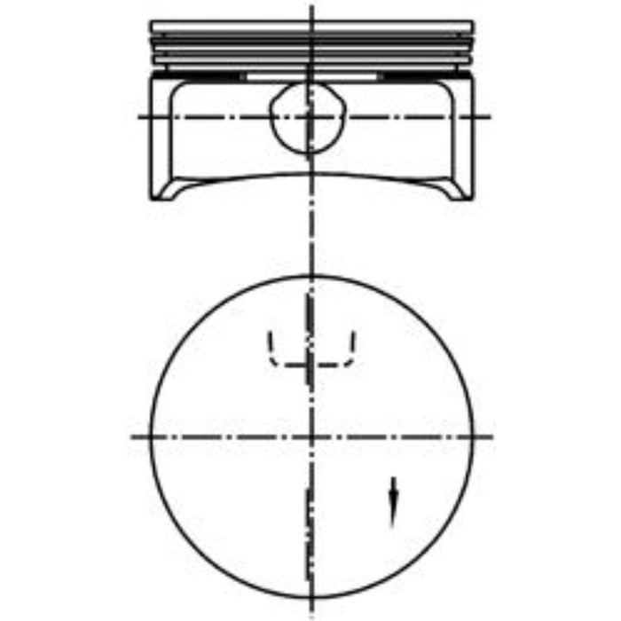 Поршень двигателя, комплект KS 99741610