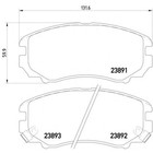 Колодки тормозные  TEXTAR 2389101 3769574 - фото 80307