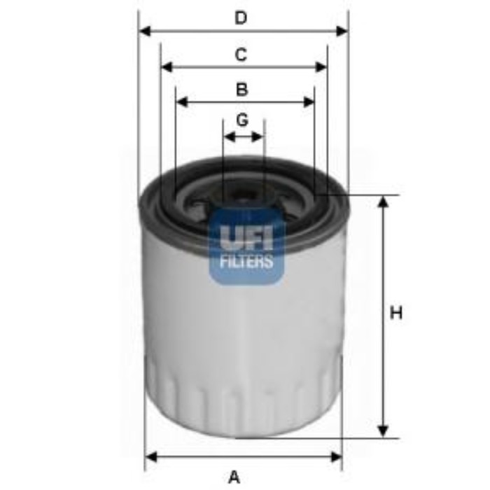 Фильтр топливный UFI 2432100