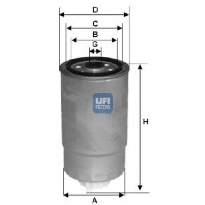 Фильтр топливный UFI 2435100