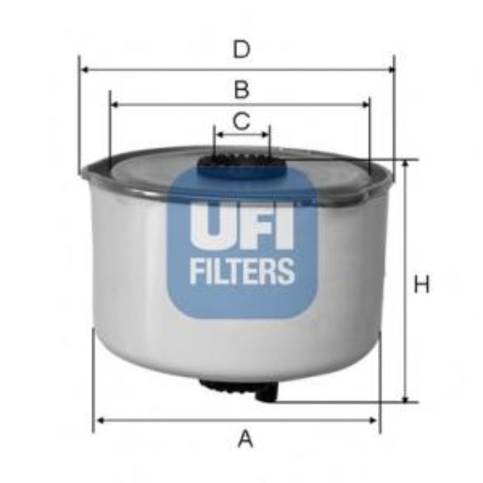 Фильтр топливный UFI 2445400