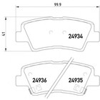 Колодки тормозные  TEXTAR 2493401 3769629 - фото 80311