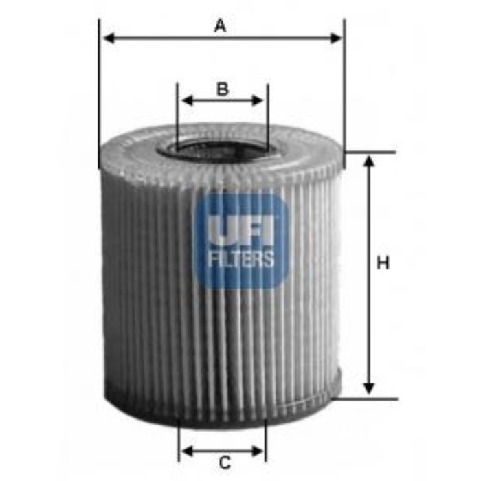 Фильтр масляный UFI 2500200