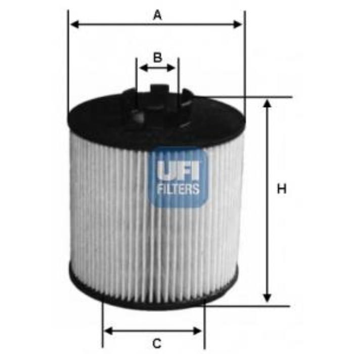 Фильтр масляный UFI 2501200