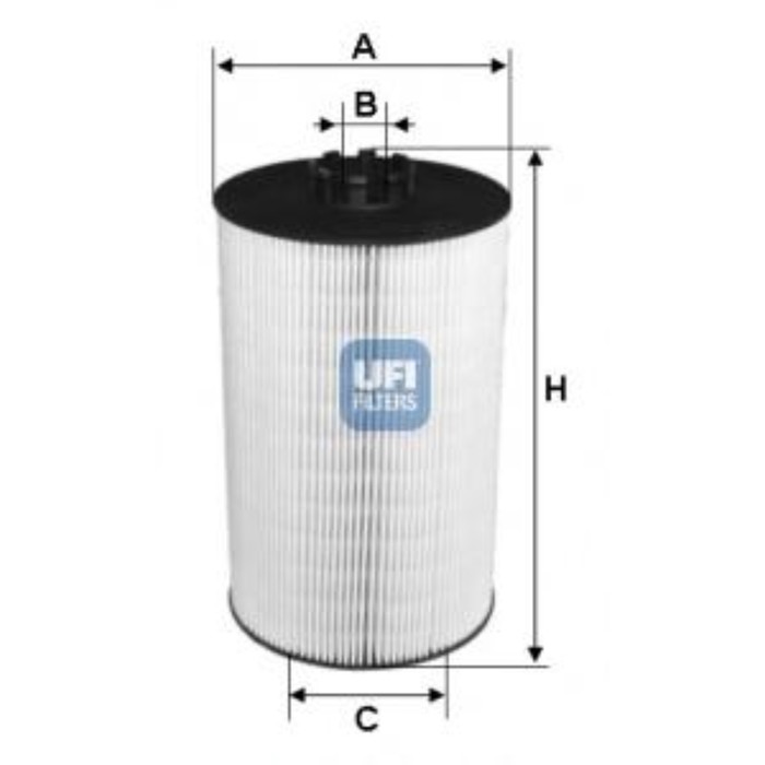 Фильтр масляный UFI 2501900