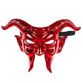 Carnival mask "Devil", the color red