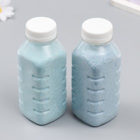 Песок цветной в бутылках "Голубой" 500 гр МИКС