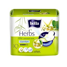 Гигиенические прокладки Bella Herbs komfort с экстрактом липы, 10 шт.