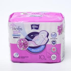 Гигиенические прокладки Bella Herbs komfort с экстрактом вербены, 10 шт.