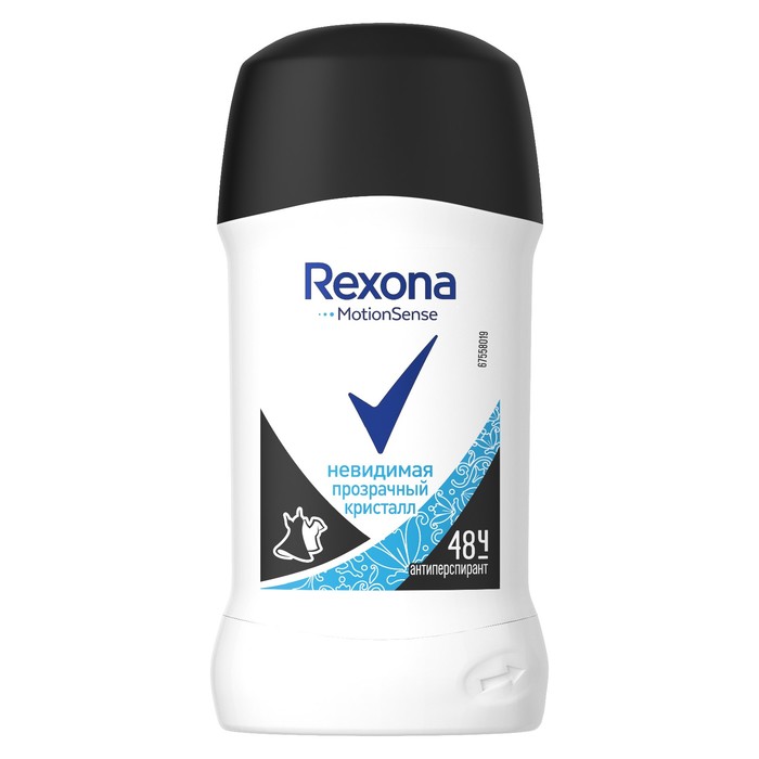 Антиперспирант Rexona &quot;Прозрачный кристалл&quot;,  карандаш, 40 мл