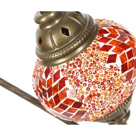 Настольная лампа "Марокко" 1x40Вт E14 оранжевый 12x12x40см