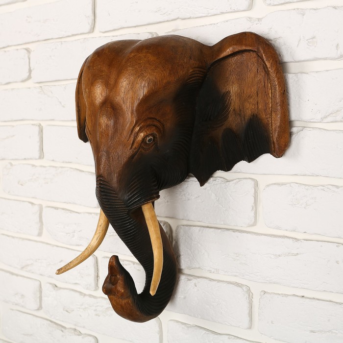 Голова на стену купить. Панно "голова слона". Голова слона из дерева. Слон из дерева на стену. Панно слоны дерево.