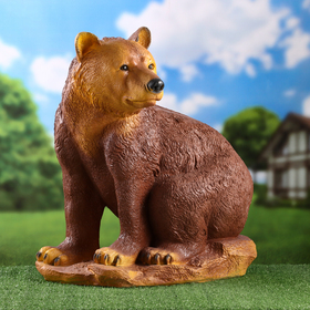 {{photo.Alt || photo.Description || 'Садовая фигура &quot;Медведь сидя большой&quot; коричневый, 40х50х48см'}}