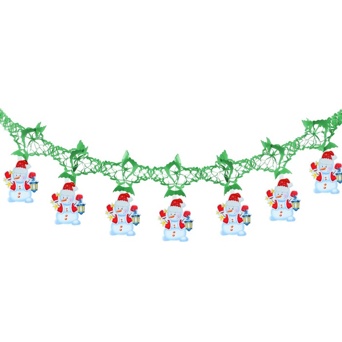 Гирлянда новогодняя &quot;Снеговик&quot;