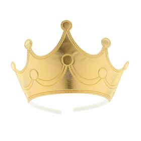 Carnival crown "Princess" on the rim of the color gold
