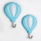 A set of hooks on the Velcro "balloon" 2-piece, MIX color