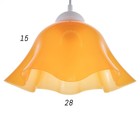 Светильник "Симпл" 1x40Вт E27 оранжевый - фото 3003545