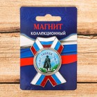 Magnet in the form of the order "Lipetsk" (monument to Peter the great), 4.2 x 5.8 cm