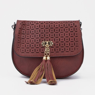 Bag, Department, zipper, adjustable strap, color red