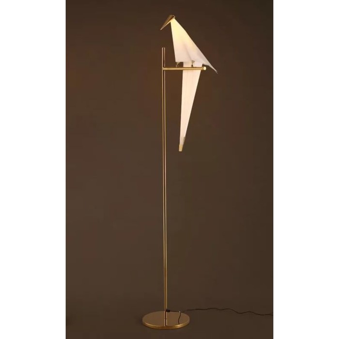 Торшер Origami Bird 2 Вт LED золото 12x35x160 см