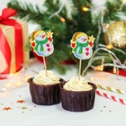 Skewers for canapes "Snowman with star" (set of 12 PCs) Skewers for canapes "Snowman with star" (set of 12 PCs)