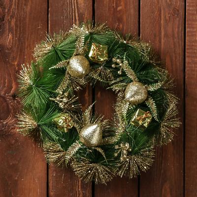 венок новогодний