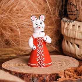 Сувенир «Зайчиха», 4,5×4,5×10 см, каргопольская игрушка в Донецке