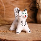 Сувенир «Котик», белый, 3,5×4×5,5 см, каргопольская игрушка Сувенир «Котик», белый, 3,5×4×5,5 см, каргопольская игрушка