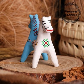 Сувенир «Лошадка Тяни-толкай», 4,5×4,5×10 см, каргопольская игрушка в Донецке