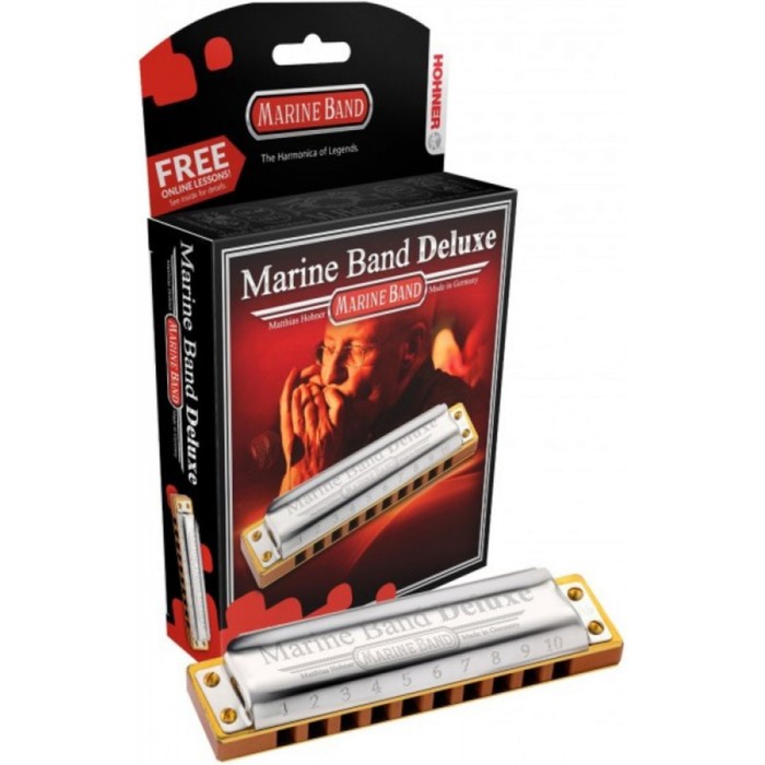 Губная гармошка HOHNER Marine Band Deluxe 2005/20 B (M200512X)Richter Classic