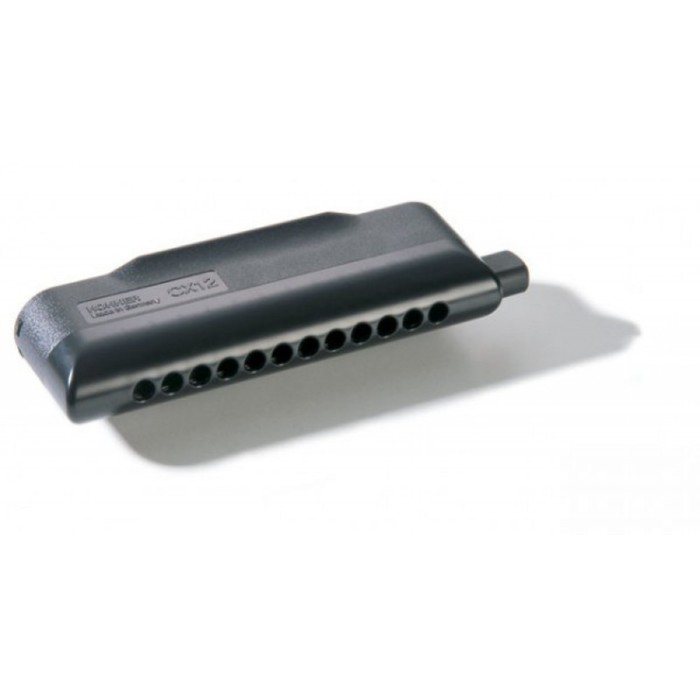 Губная гармошка HOHNER CX 12 Black 7545/48 A (M754520) - Chromatic, 12 отв., 48 яз.