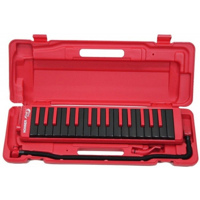 Духовая мелодика HOHNER Fire Melodica Red/Black 32 клавиши,  черный/красный