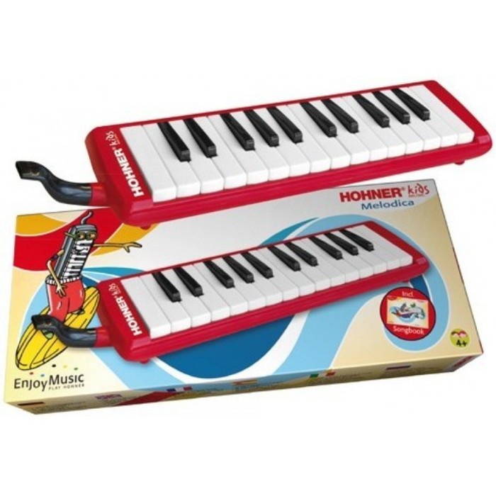 Духовая мелодика HOHNER Melodica Kids с кейсом + книга-самоучитель с песнями (6 языков)