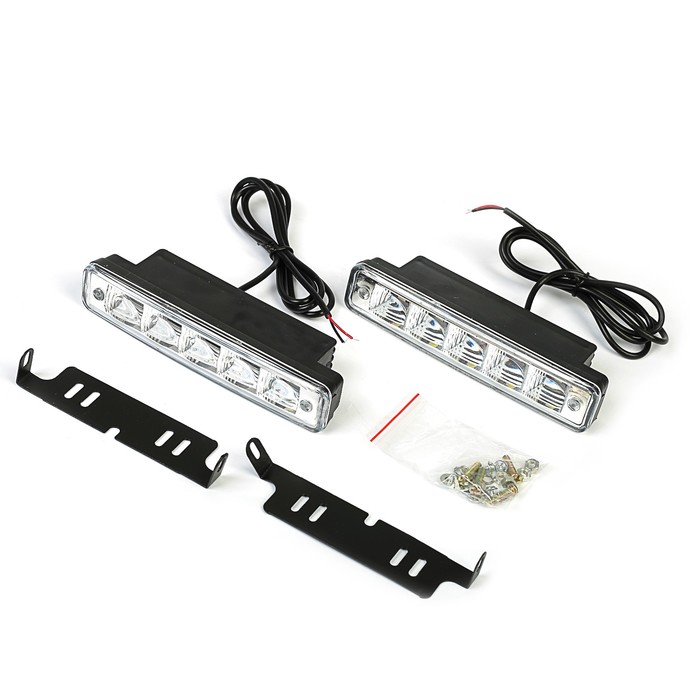 Ходовые огни KS, KS-002-2, (5 SMD), провода, 150х40х30мм, 2шт.