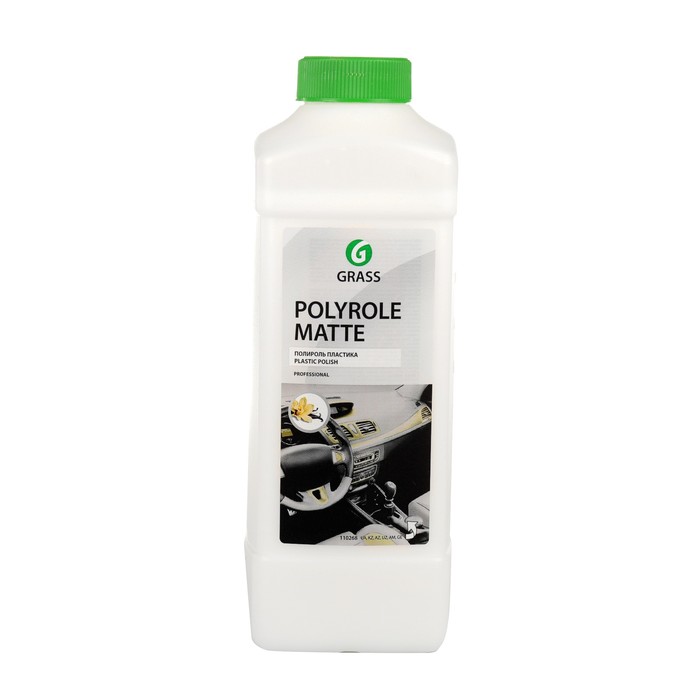 Полироль салона Grass &quot;polyrole matte&quot; матовый, с ароматом ванили, 1 л