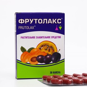 Frootolaks capsules laxatives, 30 capsules 0.5 g