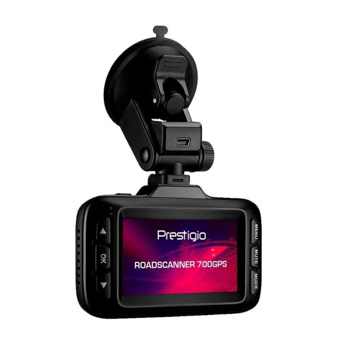 Видеорегистратор + радар-детектор Prestigio RoadScan 700 GPS, 2.7&quot;, обзор 170°, 2304х1296