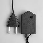 Гирлянда «Нить» 5 м, IP20, тёмная нить, 50 LED, свечение мульти, 8 режимов, 220 В 3556763