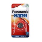 Батарейка литиевая Panasonic Lithium Power, CR1632-1BL, 3В, блистер, 1 шт 3795209 - фото 7239831