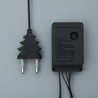 Гирлянда «Нить» 10 м, IP20, тёмная нить, 100 LED, свечение синее, 8 режимов, 220 В 3556790