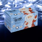 Гирлянда «Нить» 10 м, IP20, белая нить, 100 LED, свечение белое, 8 режимов, 220 В 3556796