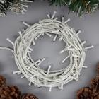 Гирлянда «Нить» 10 м, IP20, белая нить, 100 LED, свечение тёплое белое, 8 режимов, 220 В 3556797