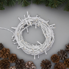 Гирлянда «Нить» 10 м, IP20, белая нить, 100 LED, свечение тёплое белое, 8 режимов, 220 В 3556797