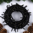 Гирлянда «Нить» 20 м, IP20, тёмная нить, 200 LED, свечение тёплое белое, 8 режимов, 220 В 3556813