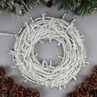 Гирлянда «Нить» 20 м, IP20, белая нить, 200 LED, свечение жёлтое, 8 режимов, 220 В 3556824