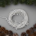 Гирлянда «Нить» 10 м, IP20, белая нить, 100 LED, свечение синее, 8 режимов, 220 В 3556798