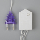 Гирлянда «Нить» 20 м, IP20, прозрачная нить, 200 LED, свечение фиолетовое, 8 режимов, 220 В 3556807